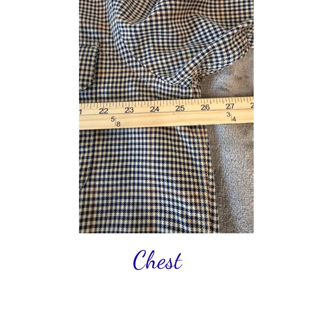 Orvis Men's XL Button-Up Shirt Brown Check Cotton Twill Casual Outdoor - Picture 4 of 8